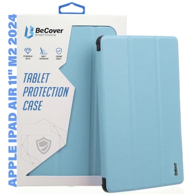 Чохол до планшета BeCover Tri Fold Soft TPU Silicone Apple iPad Air 11" M2/M3 (2024/2025) Light Blue (711409) - фото 1