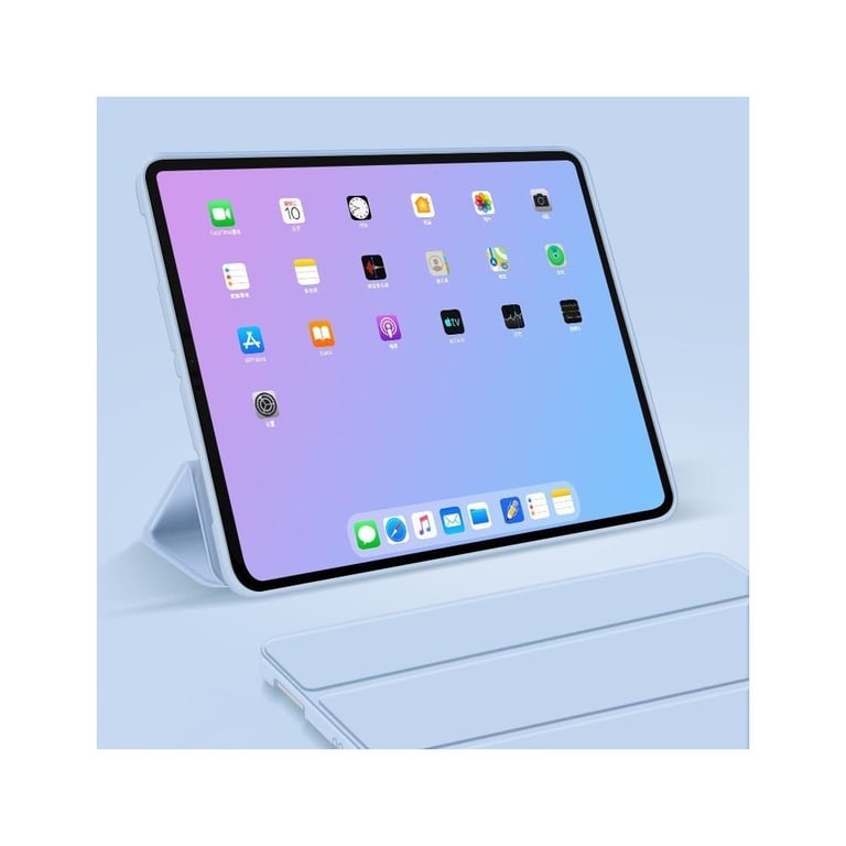 Чохол до планшета BeCover Tri Fold Soft TPU Silicone Apple iPad Air 11" M2/M3 (2024/2025) Light Blue (711409) - фото 5