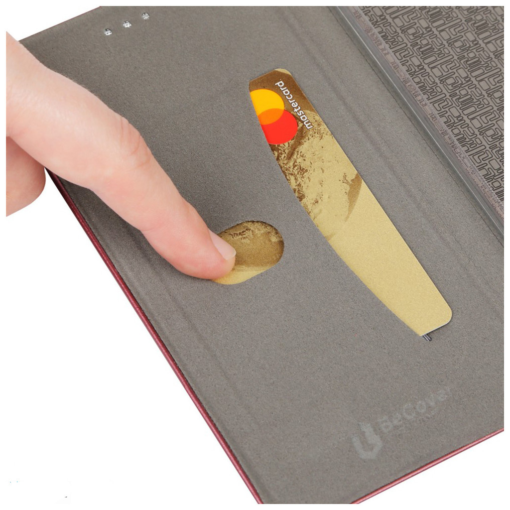 Чохол до мобільного телефона BeCover Exclusive Motorola Moto G24/G24 Power Burgundy Red (710727) - фото 6 Чохол до мобільного телефона BeCover Exclusive Motorola Moto G24/G24 Power Burgundy Red (710727) - фото 6