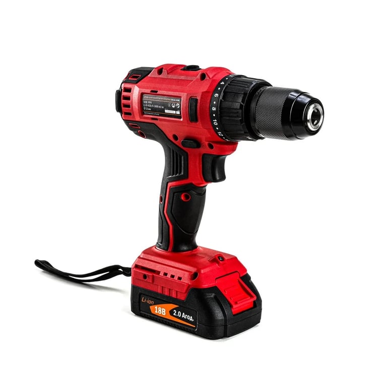 Шуруповерт GTM DSI18/60BL з ударом, 18V, 60Нм, 2x2Ah (DSI18/60BL) - фото 4