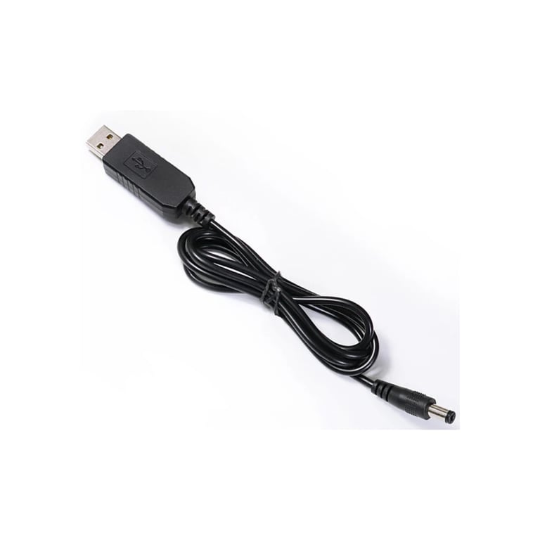 Кабель живлення USB to DC 5.5x2.1mm + 3.5x1.35mm 12V 1.0m Value (S1016) - фото 2