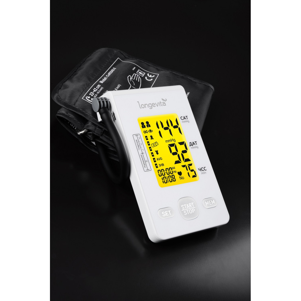 Тонометр Longevita Авт.вимір.артер.тиску LONGEVITA DBP-6179 (DBP-6179) - фото 12 Тонометр Longevita Авт.вимір.артер.тиску LONGEVITA DBP-6179 (DBP-6179) - фото 12
