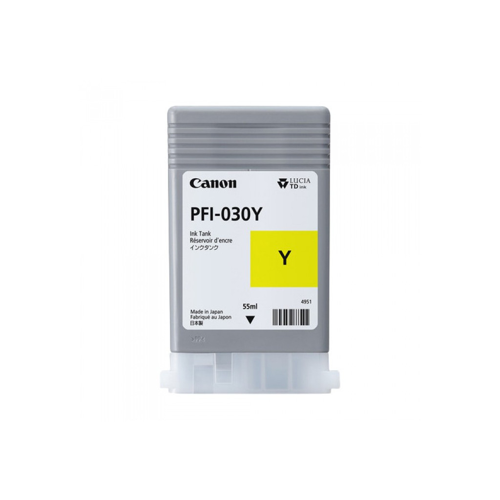 Картридж Canon PFI-030Y yellow (3492C001) - фото 2 Картридж Canon PFI-030Y yellow (3492C001) - фото 2