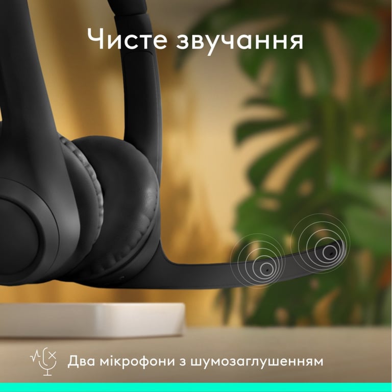 Навушники Logitech Zone 300 Bluetooth Graphite (981-001407) - фото 2