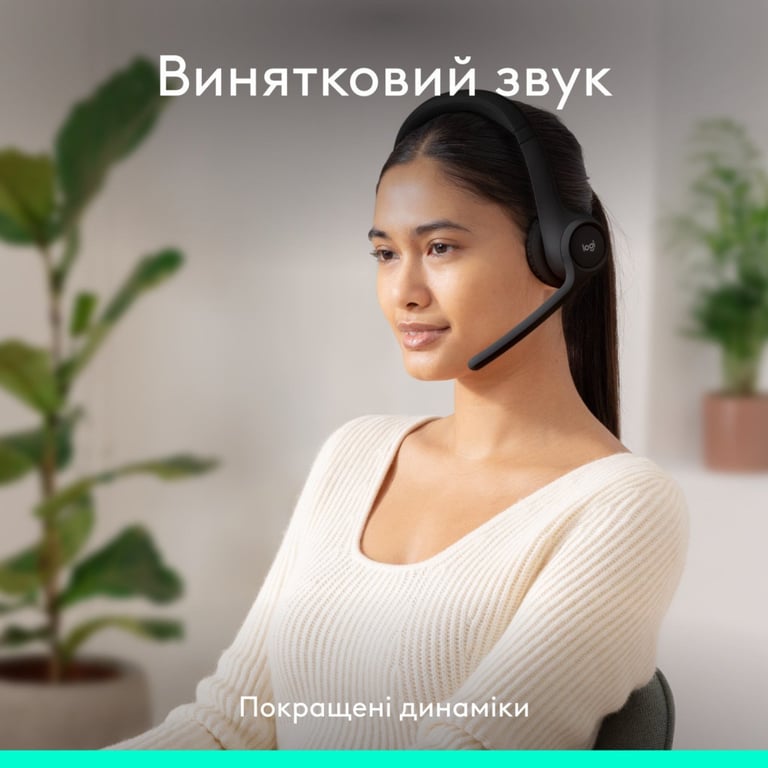 Навушники Logitech Zone 300 Bluetooth Graphite (981-001407) - фото 3