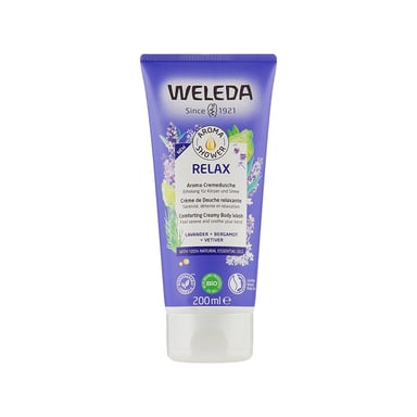 Гель для душу Weleda Aroma Relax Comforting Creamy Body Wash 200 мл (7611916160776) - фото 1