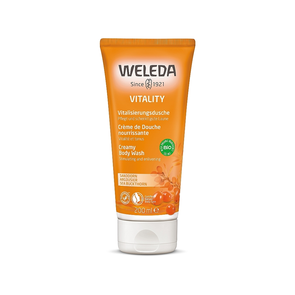 Гель для душу Weleda Sea Buckthorn Creamy Body Wash 200 мл (7611916124518) - фото 1 Гель для душу Weleda Sea Buckthorn Creamy Body Wash 200 мл (7611916124518) - фото 1