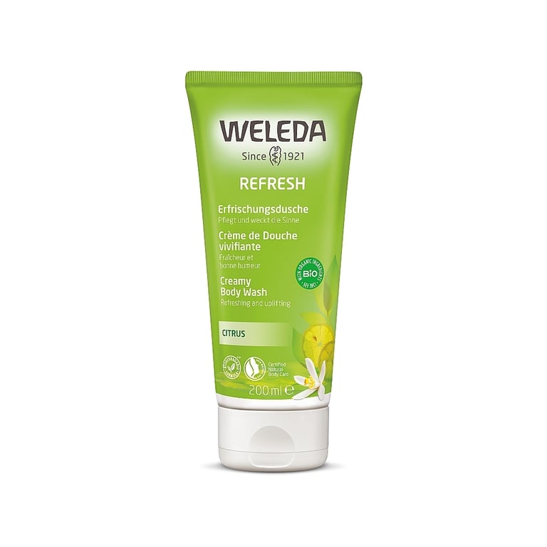 Гель для душу Weleda Citrus Creamy Body Wash 200 мл (7611916124501) - фото 1