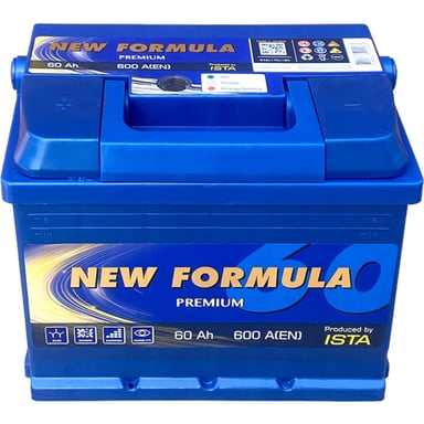 Акумулятор автомобільний NEW FORMULA PREMIUM 60Ah (+/-) (600EN) (5602320250) - фото 1