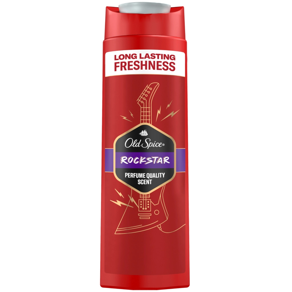Гель для душу Old Spice 3-в-1 Rockstar 400 мл (8700216232746) - фото 1