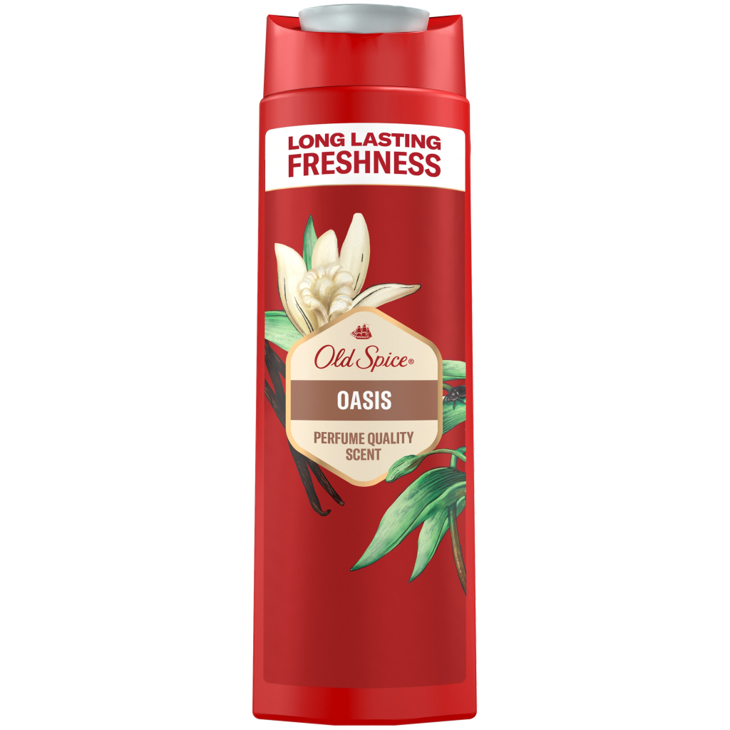 Гель для душу Old Spice 3-в-1 Oasis 400 мл (8006540838761) - фото 1 Гель для душу Old Spice 3-в-1 Oasis 400 мл (8006540838761) - фото 1