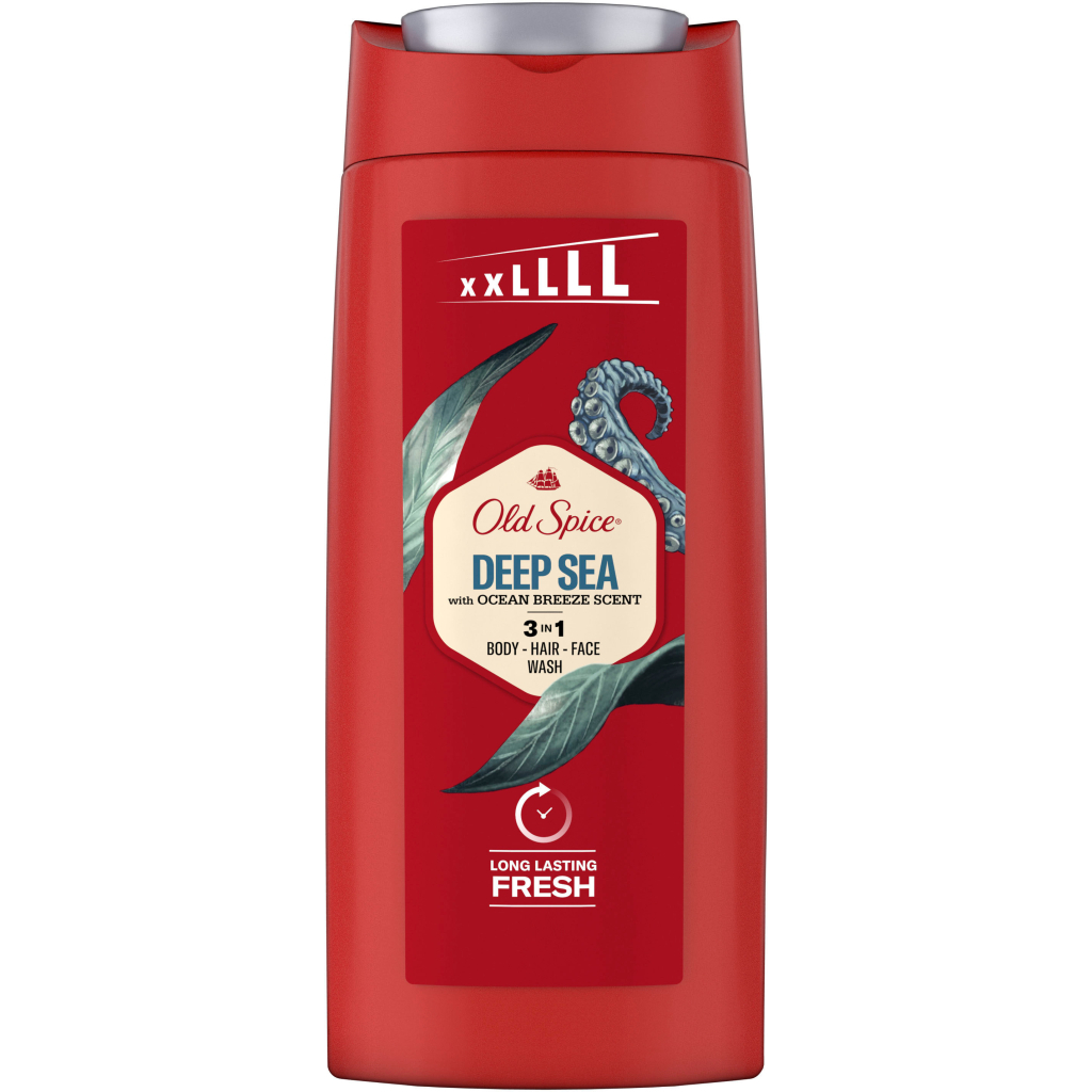 Гель для душу Old Spice Deep Sea 675 мл (8700216011365) - фото 1 Гель для душу Old Spice Deep Sea 675 мл (8700216011365) - фото 1
