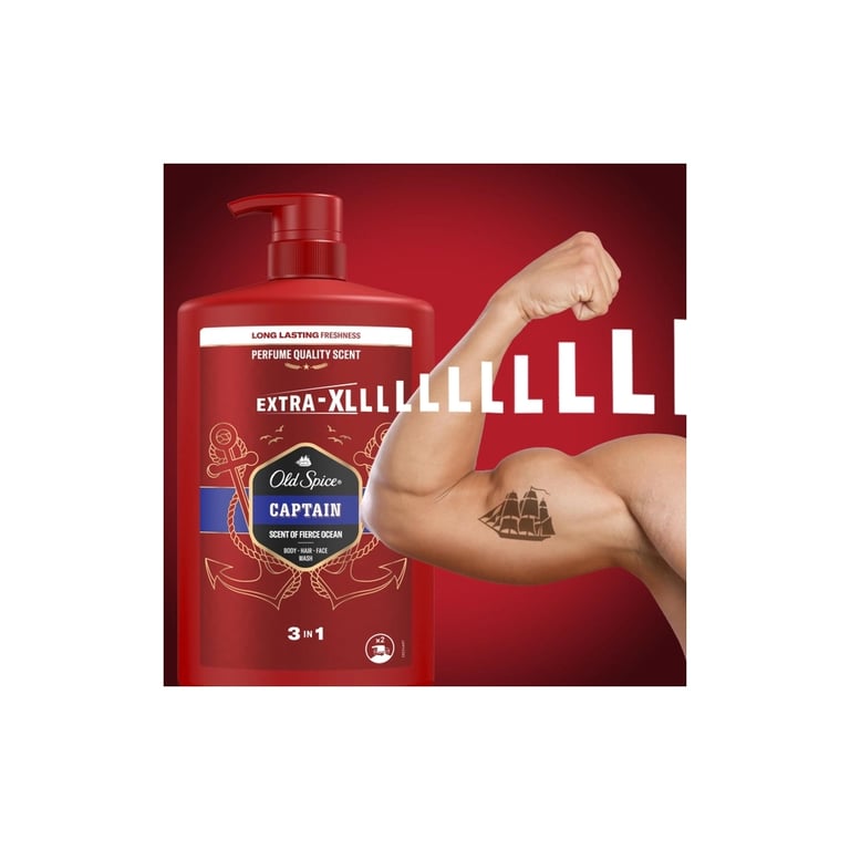 Гель для душу Old Spice Captain 1000 мл (8006540818824) - фото 3
