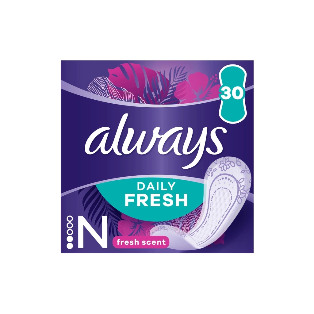 Щоденні прокладки Always Daily Fresh Normal Свіжий аромат 30 шт. (8700216461818) - фото 1 Щоденні прокладки Always Daily Fresh Normal Свіжий аромат 30 шт. (8700216461818) - фото 1