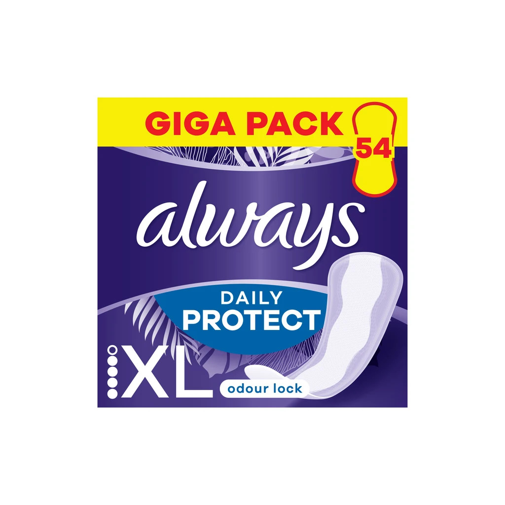 Щоденні прокладки Always Daily Protect XL Нейтралізація запаху 54 шт. (8700216462044) - головне фото