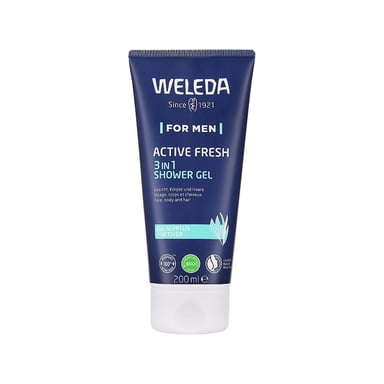 Гель для душу Weleda Active Shower Gel 3 в 1 200 мл (7611916153600) - фото 1