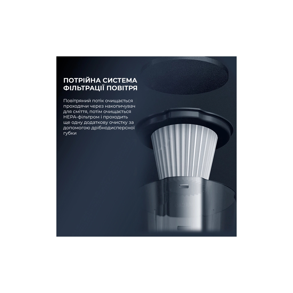 Пилосос Xiaomi Deerma DX115C (DX115C) - фото 4 Пилосос Xiaomi Deerma DX115C (DX115C) - фото 4