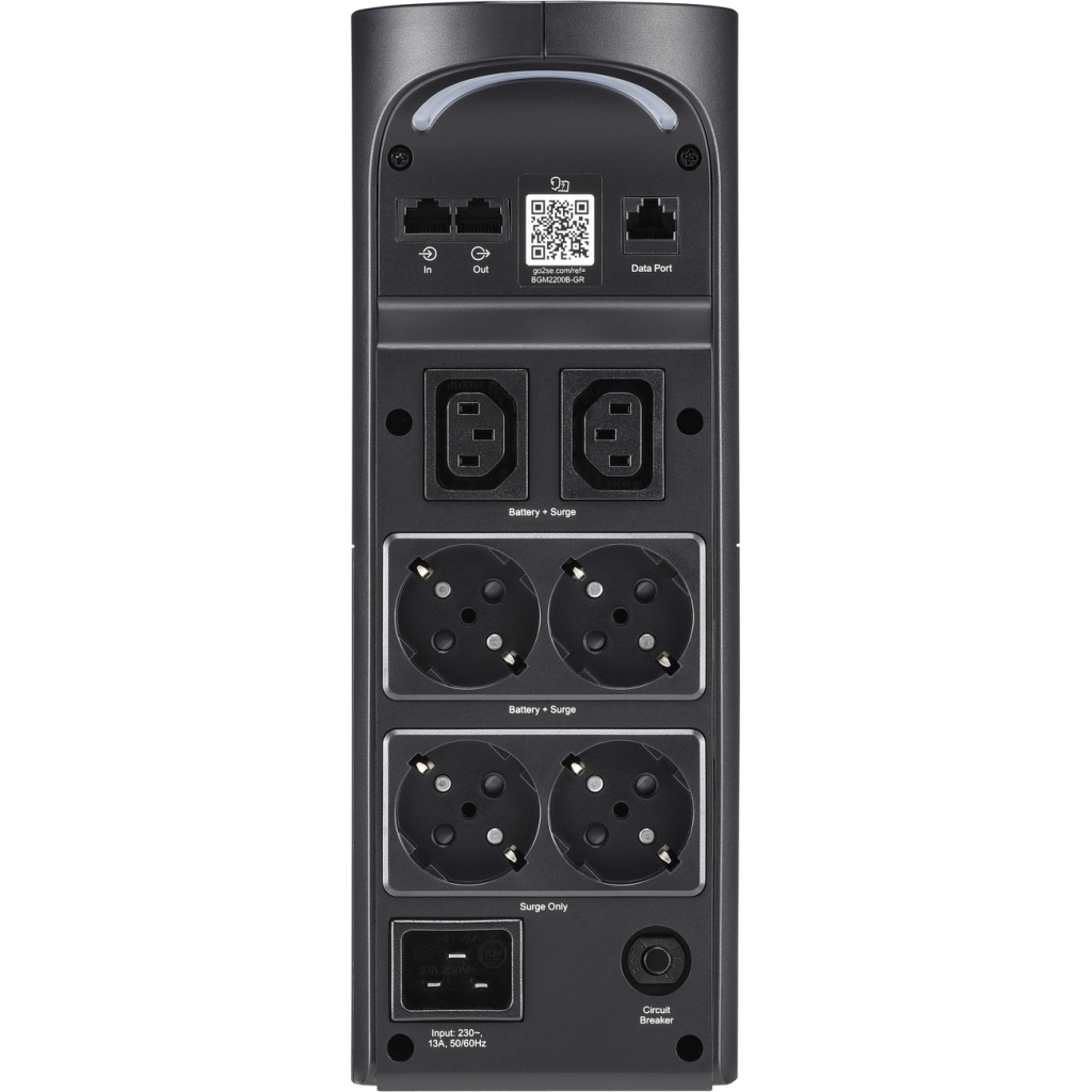 Пристрій безперебійного живлення APC Back-UPS Pro 2200VA (BGM2200B-GR) - фото 2 Пристрій безперебійного живлення APC Back-UPS Pro 2200VA (BGM2200B-GR) - фото 2