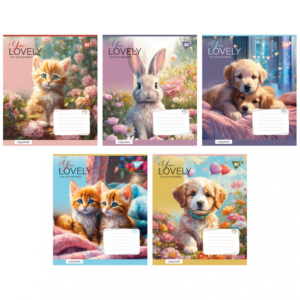 Зошит Yes You Lovely 12 аркушів лінія (766954) Зошит Yes You Lovely 12 аркушів лінія (766954)