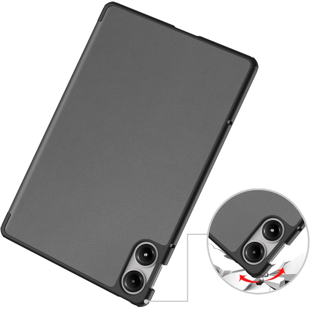 Чохол до планшета BeCover Smart Case Xiaomi Redmi Pad Pro 12.1'' Gray (711302) - фото 4 Чохол до планшета BeCover Smart Case Xiaomi Redmi Pad Pro 12.1'' Gray (711302) - фото 4