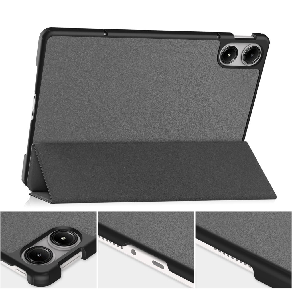 Чохол до планшета BeCover Smart Case Xiaomi Redmi Pad Pro 12.1'' Gray (711302) - фото 5 Чохол до планшета BeCover Smart Case Xiaomi Redmi Pad Pro 12.1'' Gray (711302) - фото 5
