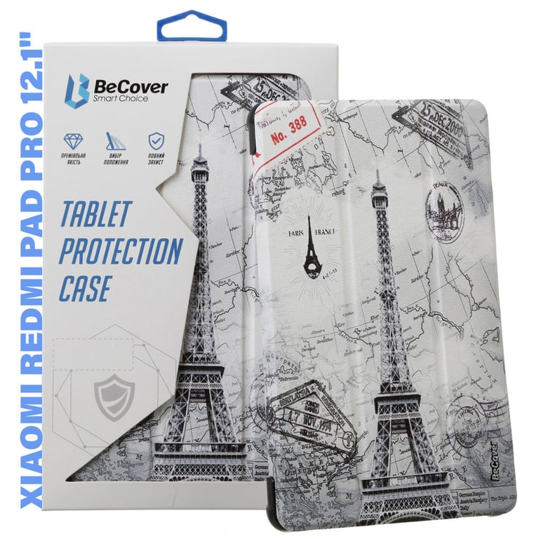 Чохол до планшета BeCover Smart Case Xiaomi Redmi Pad Pro 12.1'' Paris (711310) - фото 1