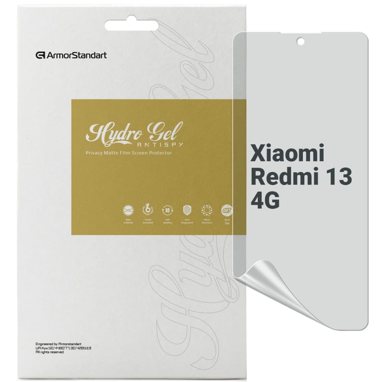 Плівка захисна Armorstandart Anti-spy Xiaomi Redmi 13 4G (ARM78286) - фото 1