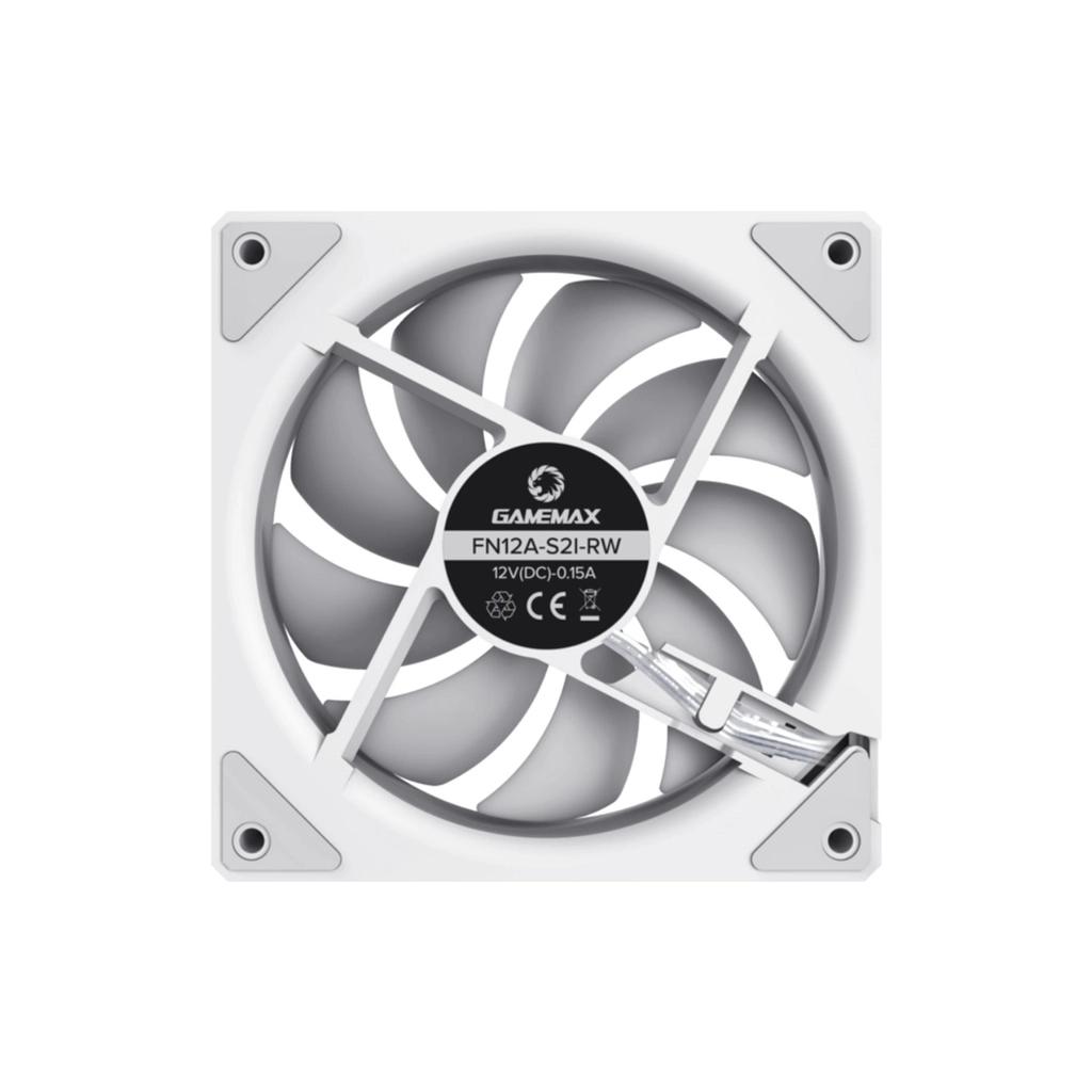 Кулер до корпусу Gamemax FN12A-S2I-RW - фото 8 Кулер до корпусу Gamemax FN12A-S2I-RW - фото 8