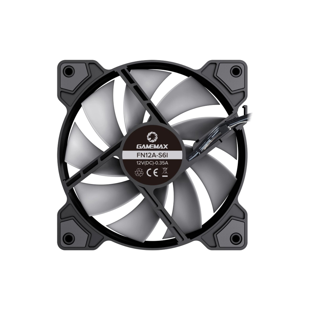 Кулер до корпусу Gamemax FN12A-S6I - фото 6 Кулер до корпусу Gamemax FN12A-S6I - фото 6