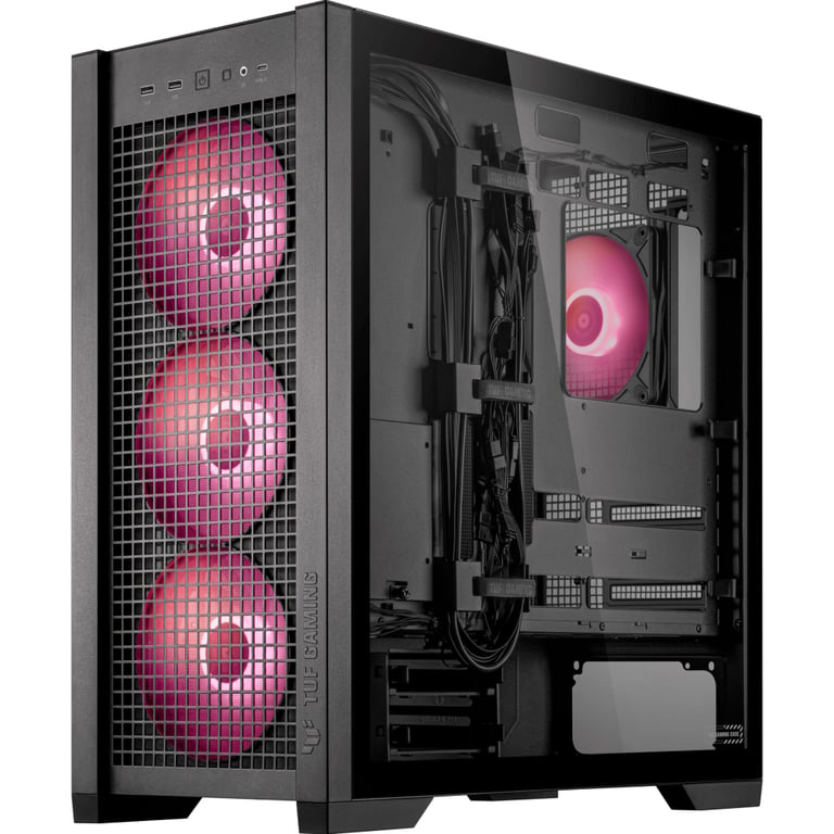 Корпус ASUS TUF Gaming GT302 ARGB Black (90DC00I0-B19000) - фото 7