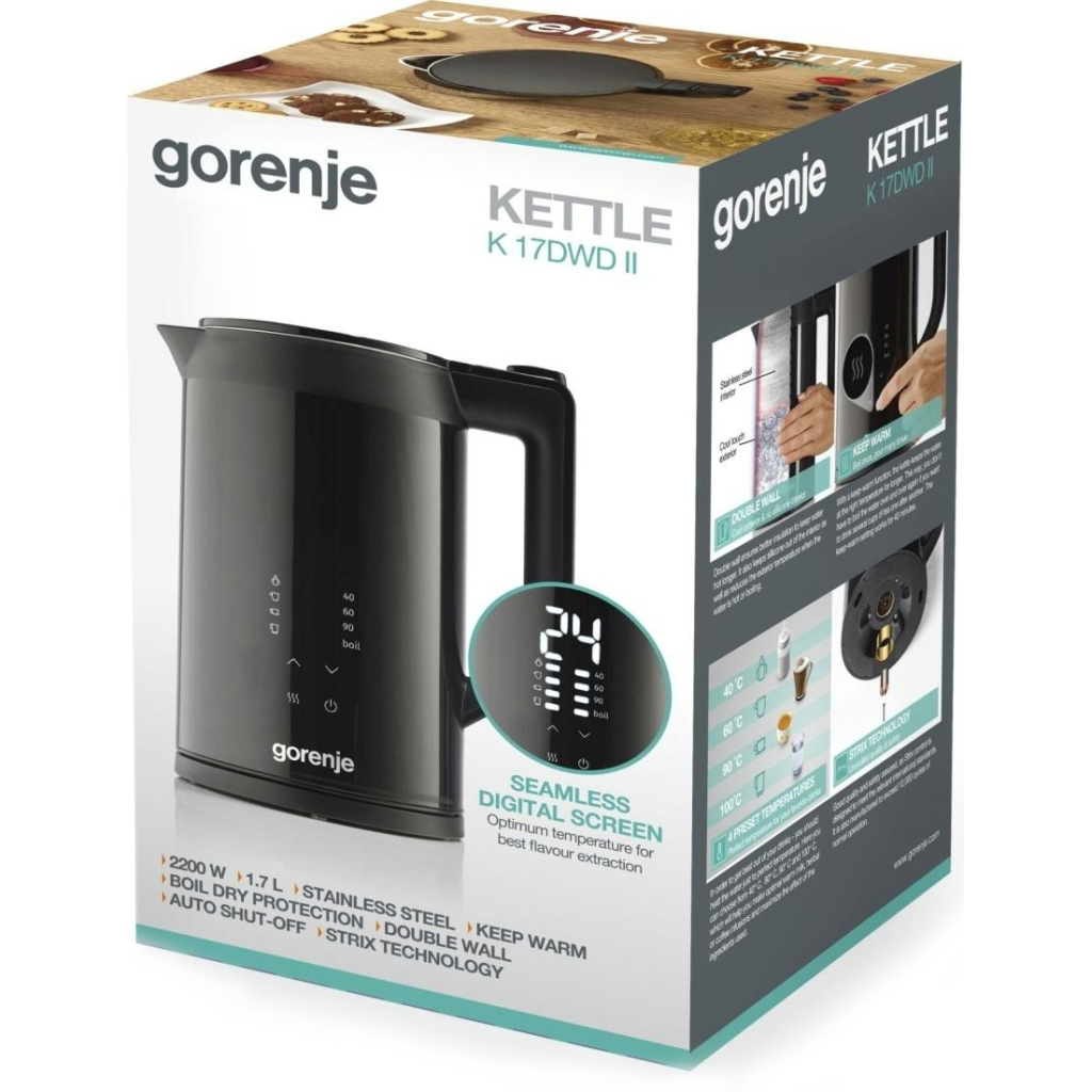 Електрочайник Gorenje K17DWDII - фото 12 Електрочайник Gorenje K17DWDII - фото 12