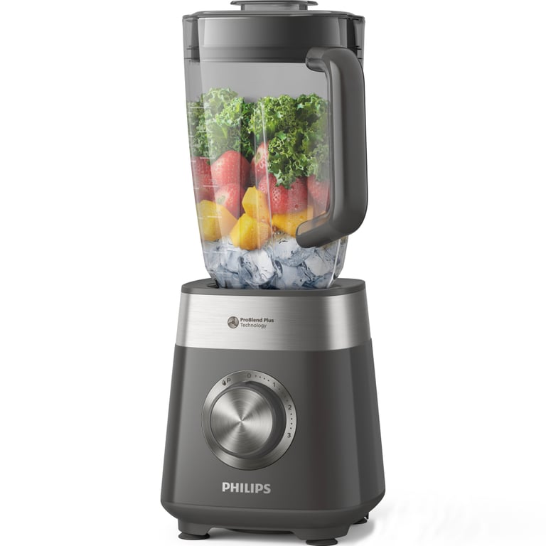 Блендер Philips стаціонарний Series 5000, 1000Вт, чаша-2000мл, сірий (HR3020/20) - фото 1