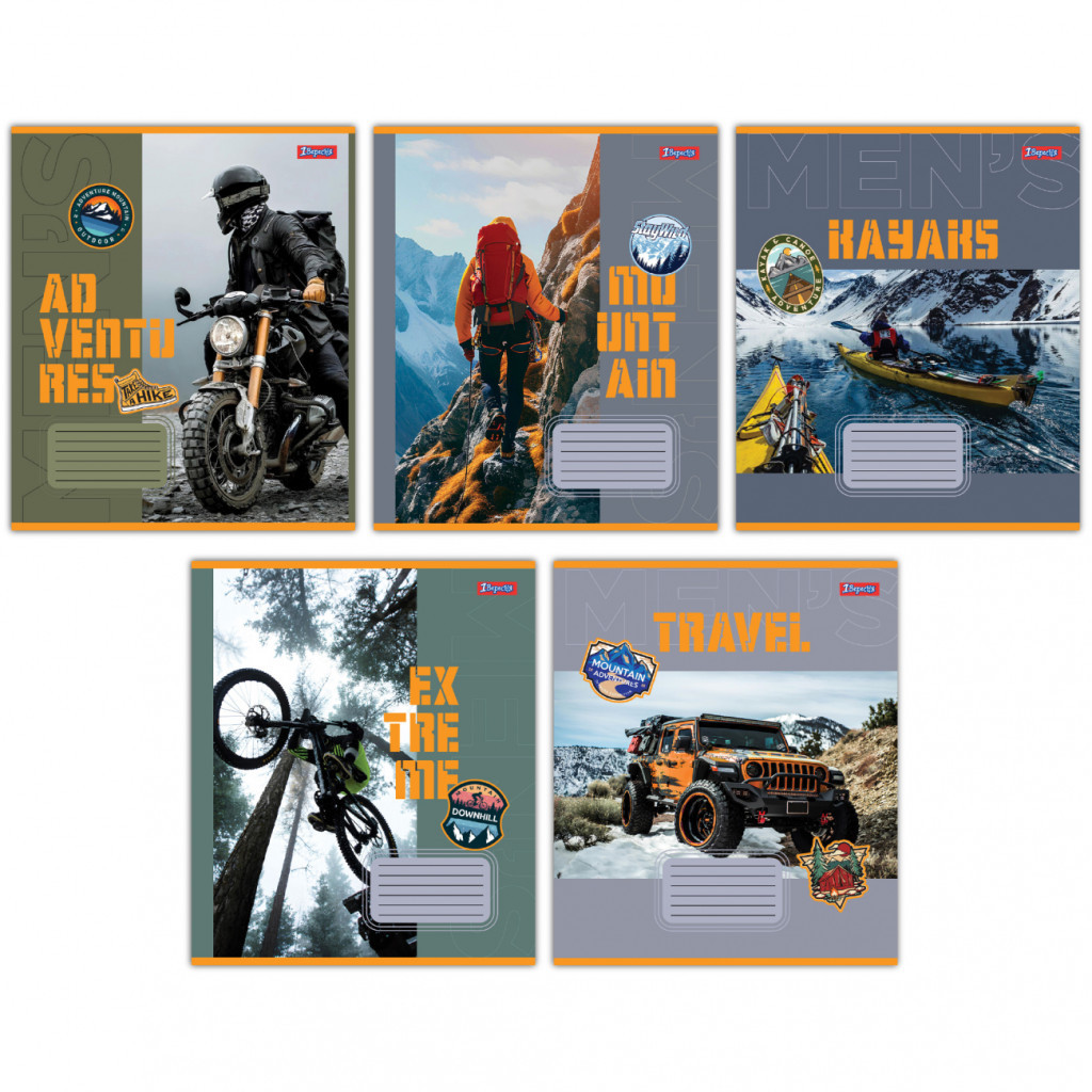 Зошит 1 вересня 1В Mens hobby 36 аркушів клітинка (767327) - фото 1