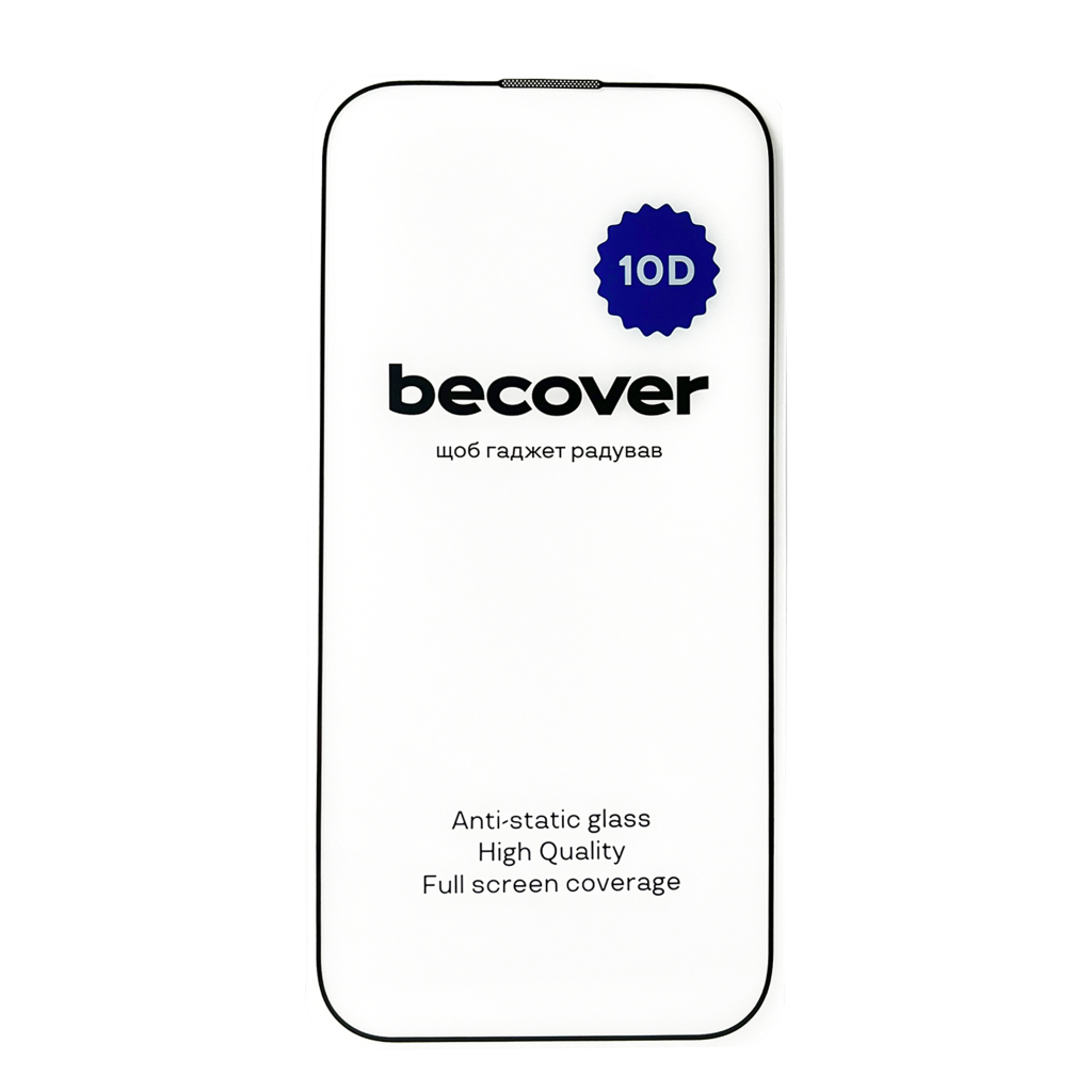 Скло захисне BeCover Apple iPhone 14 Pro Max 10D Black (711328) - фото 3 Скло захисне BeCover Apple iPhone 14 Pro Max 10D Black (711328) - фото 3