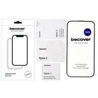 Скло захисне BeCover Apple iPhone 15 Pro 10D Black (711331) - фото 2