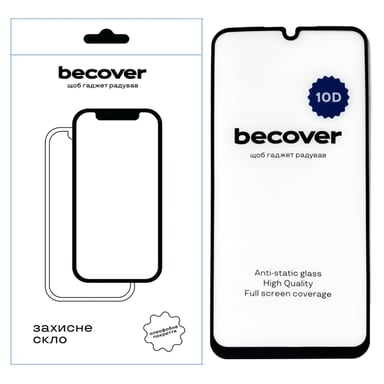 Скло захисне BeCover Samsung Galaxy M15 5G SM-M156 10D Black (711357) - фото 1