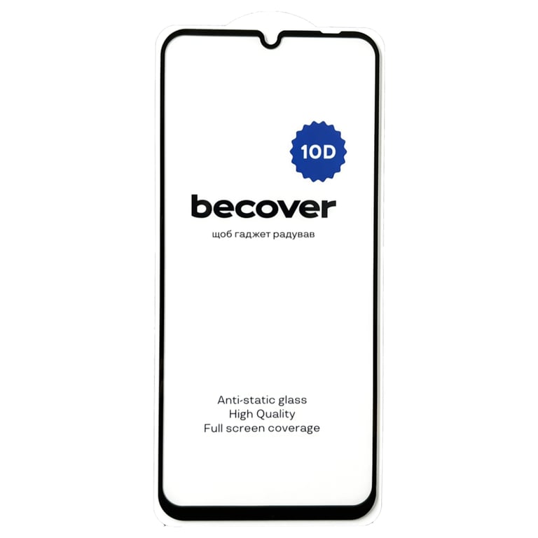 Скло захисне BeCover Xiaomi Redmi 12C 10D Black (711371) - фото 3