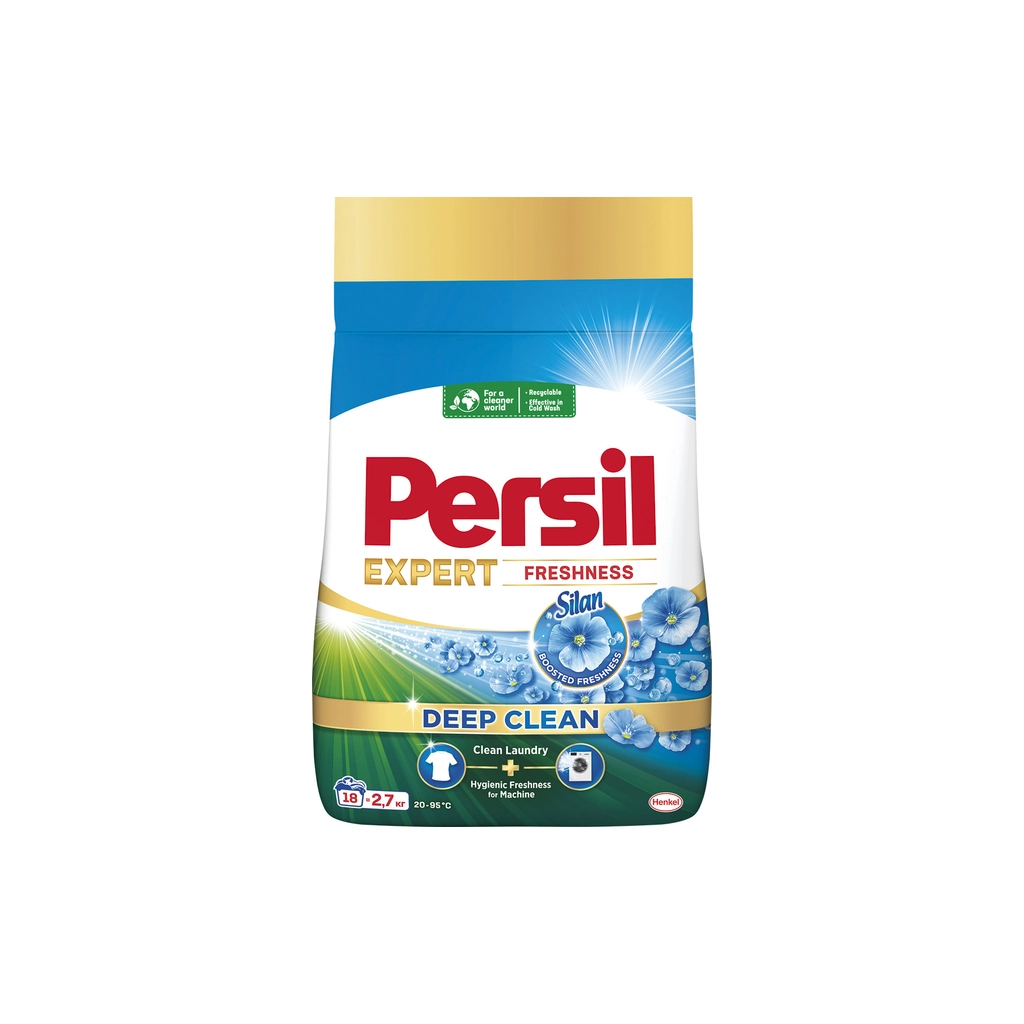 Пральний порошок Persil Expert Deep Clean Автомат Свіжість від Silan 2.7 кг (9000101805079) - фото 1 Пральний порошок Persil Expert Deep Clean Автомат Свіжість від Silan 2.7 кг (9000101805079) - фото 1