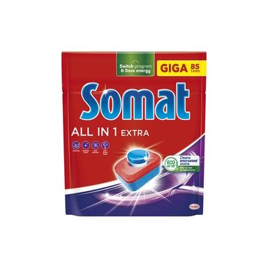 Таблетки для посудомийних машин Somat All in 1 Extra 85 шт. (9000101809961) - фото 1