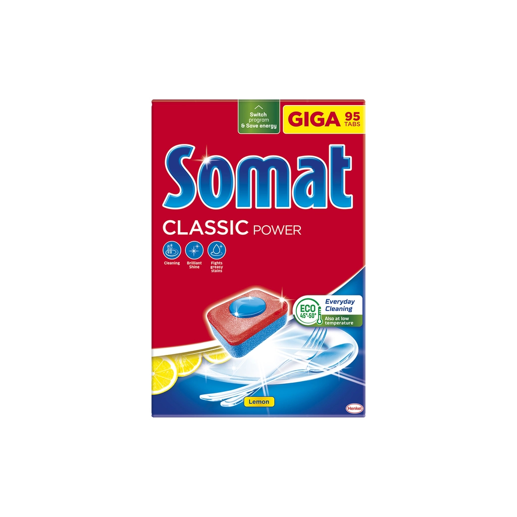 Таблетки для посудомийних машин Somat Classic Power 95 шт. (9000101810059) - фото 1