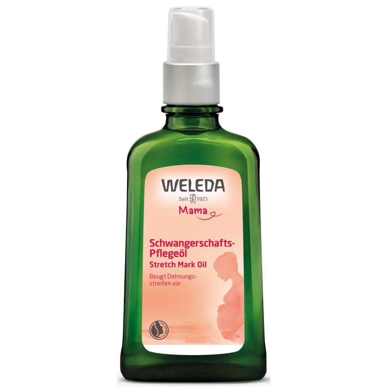 Косметика для мам Weleda Олія для профілактики розтяжок 100 мл (4001638500777) - фото 1