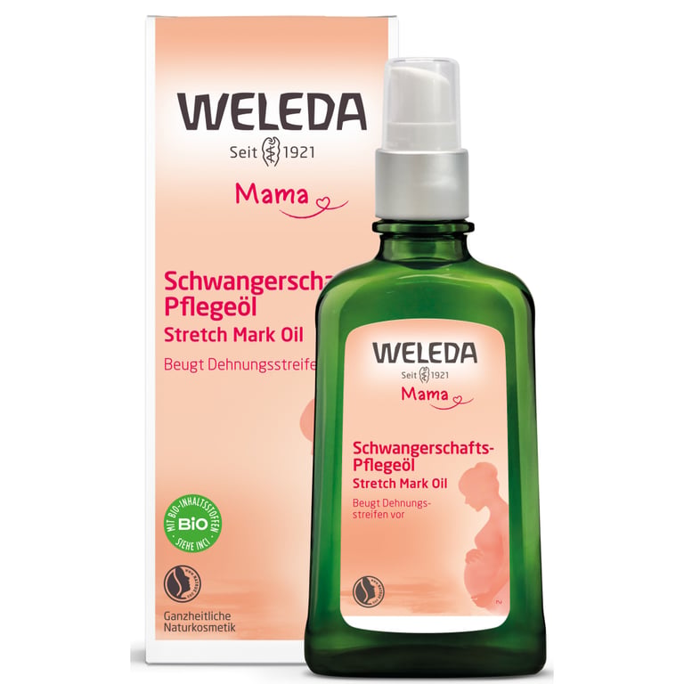 Косметика для мам Weleda Олія для профілактики розтяжок 100 мл (4001638500777) - фото 4