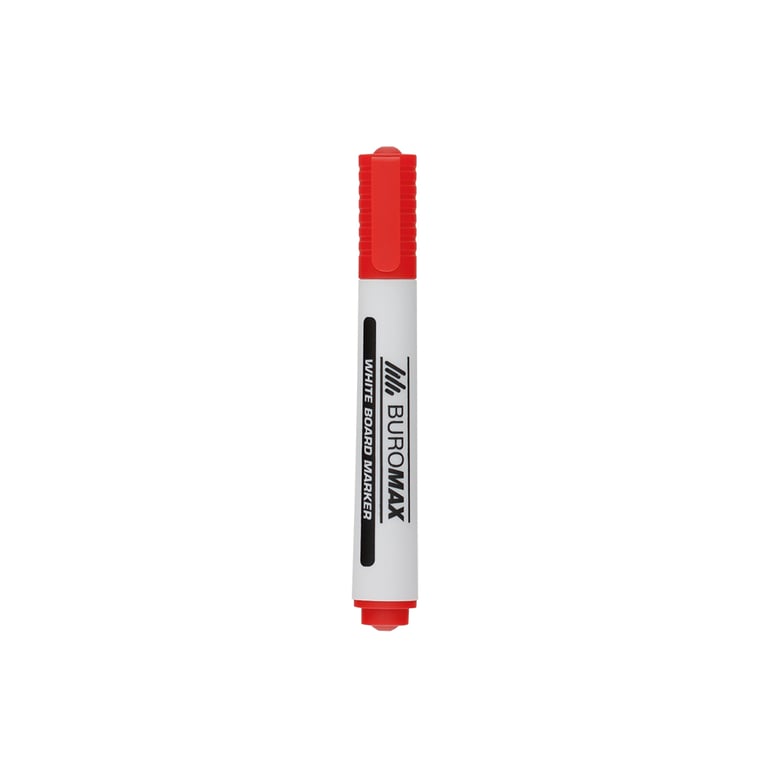 Маркер Buromax для магнітних дошок, червоний, 2-4 мм, спиртова основа (BM.8800-05) - фото 2