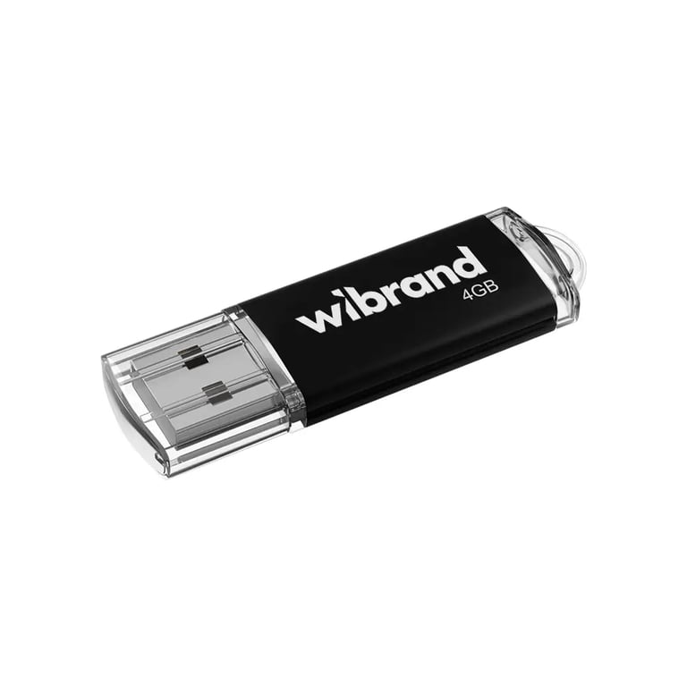 USB флеш накопичувач Wibrand 4GB Cougar BlackUSB 2.0 (WI2.0/CU4P1B) - фото 1
