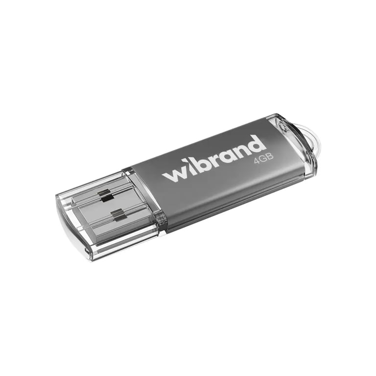 USB флеш накопичувач Wibrand 4GB Cougar Silver USB 2.0 (WI2.0/CU4P1S) - фото 1