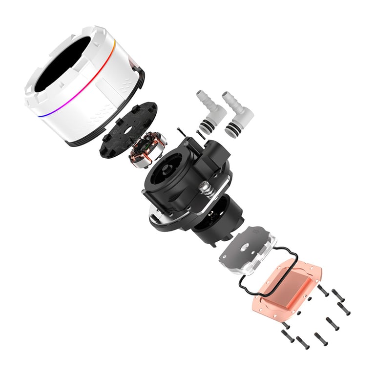 Система рідинного охолодження ID-Cooling SL360 XE White - фото 8