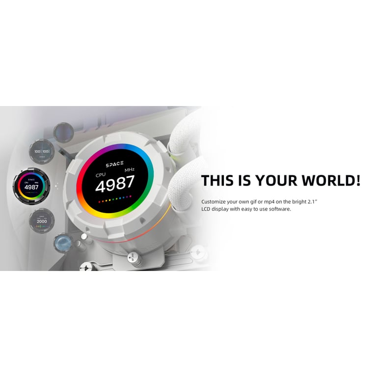 Система рідинного охолодження ID-Cooling SL360 XE White - фото 10