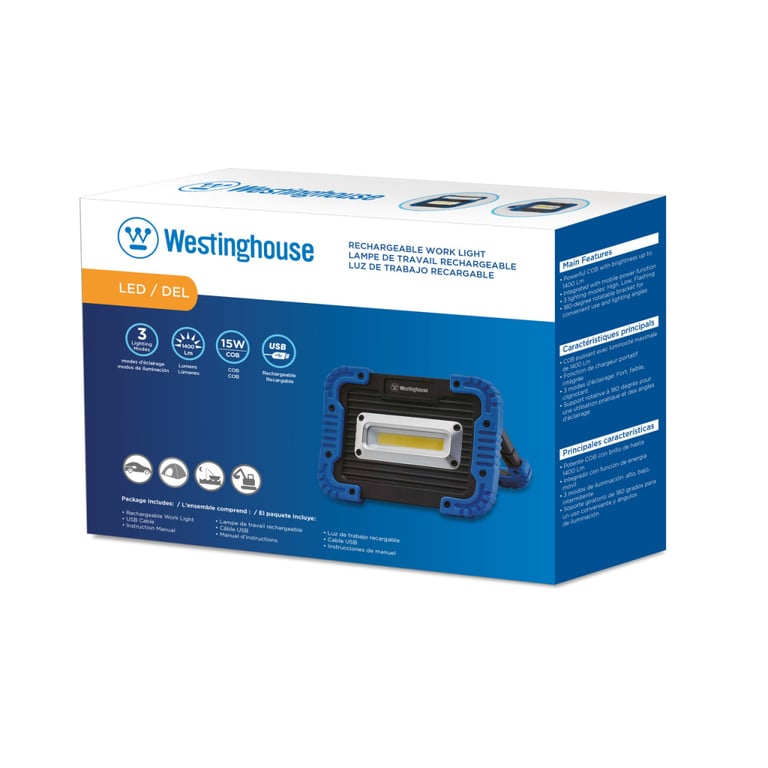 Ліхтар Westinghouse 15W COB LED WF57N + Мicro USB кабель в комплекті (WF57N-CB) - фото 3
