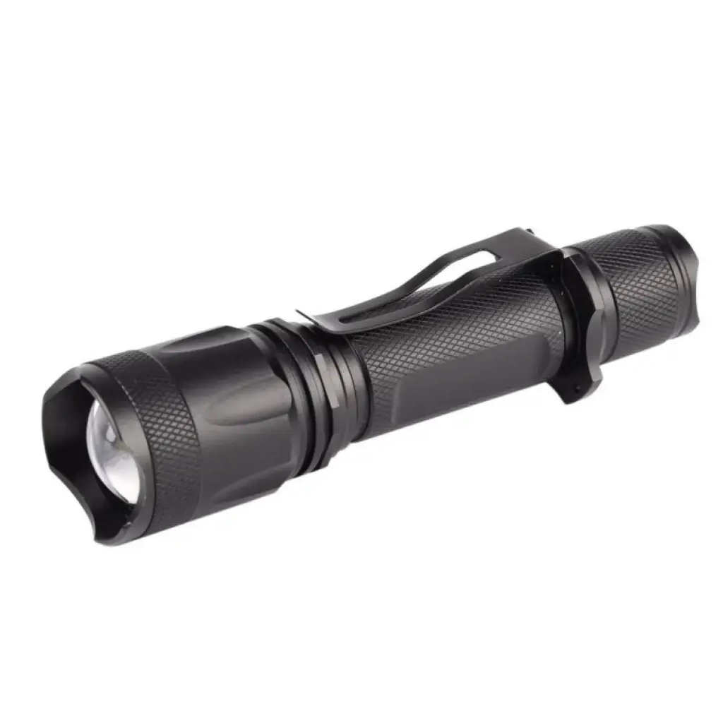 Ліхтар Quantum Techno 10W LED з USB + Li-ion18650/2600mAh box (QM-FL1010-18650/2600-CB) - фото 1