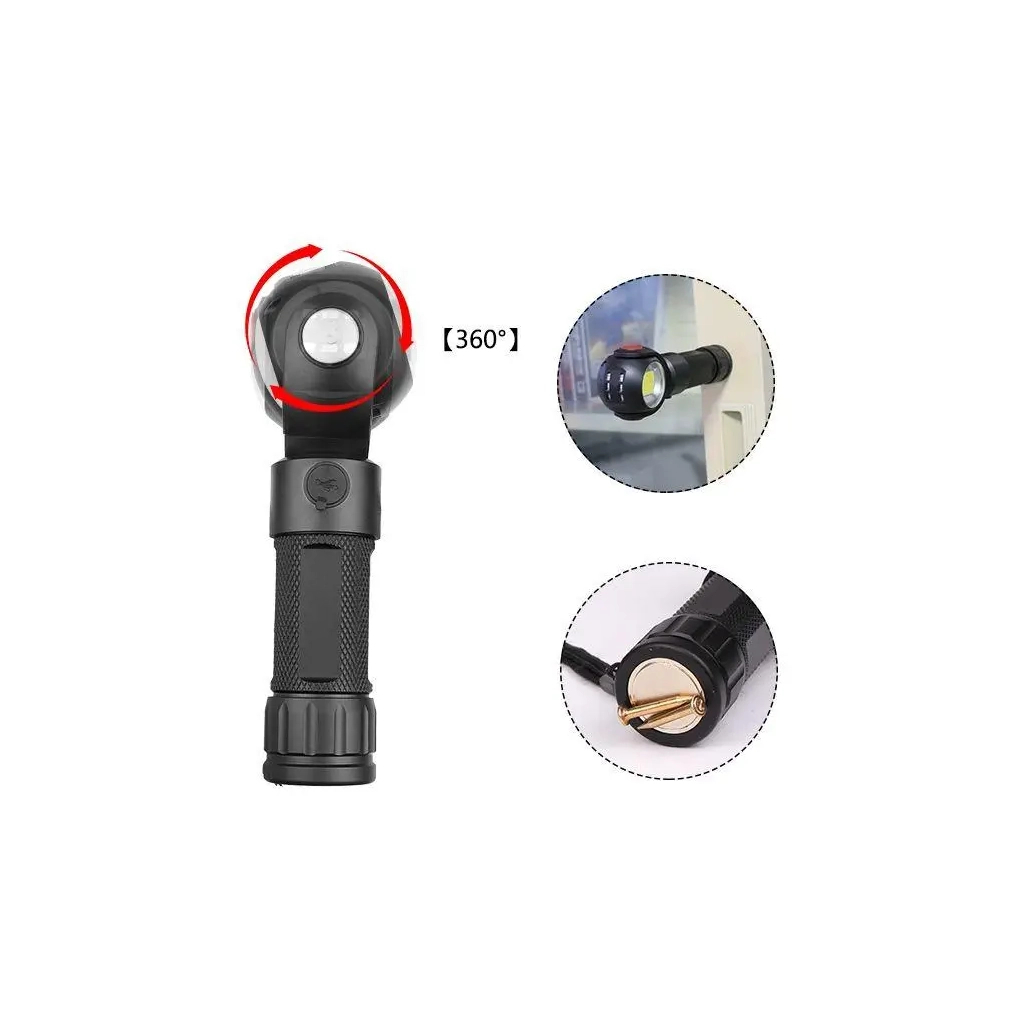 Ліхтар Quantum worklight Transformer 5W LED+COB з USB (QM-FL2020) - фото 11 Ліхтар Quantum worklight Transformer 5W LED+COB з USB (QM-FL2020) - фото 11